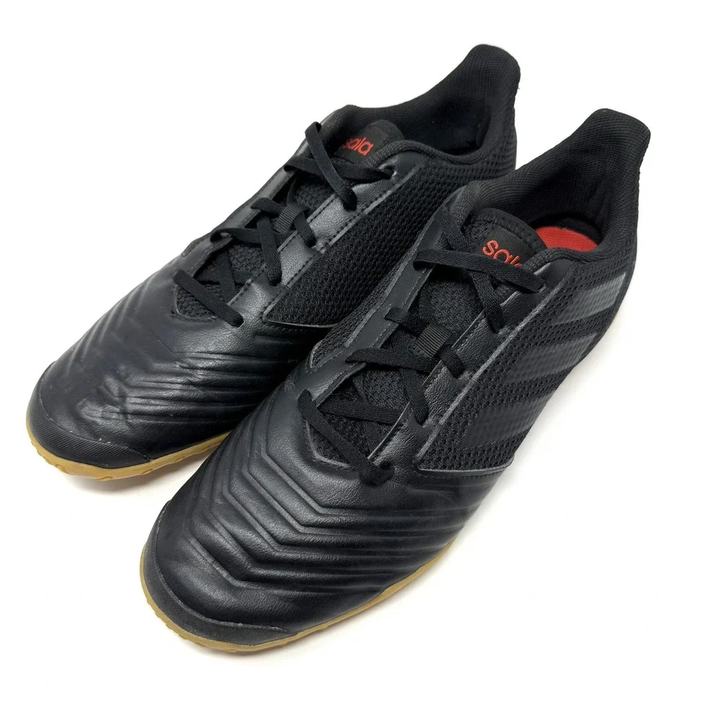 Adidas Predator 19.4 Sala‎ Indoor Soccer Shoes Mens 11.5 Black Gum Futbol D97975